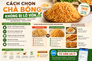 Cách chọn chà bông không bị lỗ vốn